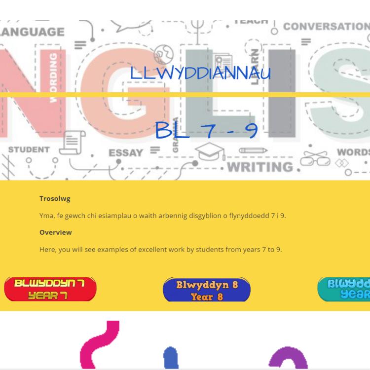 Exhibition of Work - English