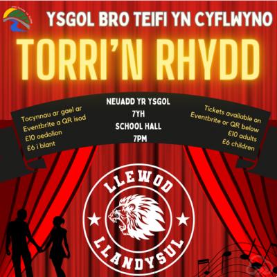 Torri'n Rhydd Tickets NOW ON SALE!